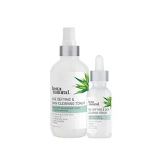 InstaNatural - Age Defying & Skin Clearing Toner & Age Defying & Skin Clearing Serum Duo