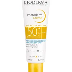 Photoderm Crème SPF 50+ Face Cream sunscreen moisturiser light texture for dry sensitive skin