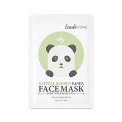 lookATME - Natural Bamboo Panda Face Mask 1pc