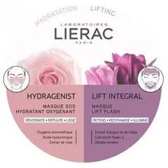 Lierac - Duo Hydragenist SOS Oxygenating Moisturising Mask + Lift Integral Lift Flash Mask
