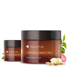 Tree To Tub - Ginseng Green Tea Anti-Aging Retinol Eye Night Creams