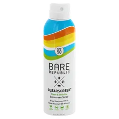 Bare Republic - ClearScreen Clean & Invisible Broad Spectrum Sunscreen Spray, SPF 50