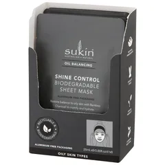 Sukin - Oil Balancing Shine Control Sheet Mask Sachet