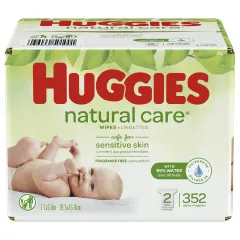 Huggies Natural Care - Unscented Baby Wipes, Sensitive