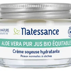 Natessance - Aloe Vera Pure Juice Organic Fair Trade Moisturizing Silky Cream