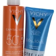 Vichy - Capital Soleil Invisible Fluid Spray SPF50+ + Soothing After-Sun Milk Free