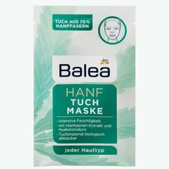 Balea - Hemp Sheet Face Mask, 1pc