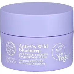 Natura Siberica - Blueberry Siberica Overnight Renew Face Cream-Mask