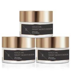 ANTI-WRINKLE Night MOISTURISER 24K GOLD x 3