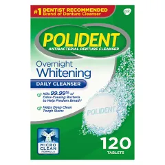 Polident - Overnight Whitening Daily Cleanser Triple Mint Freshness