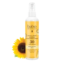 Babo Botanicals - Swim & Sport Mineral Sunscreen Spray SPF30