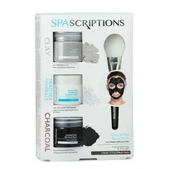 Spascriptions - CLAY, DEAD SEA MINERALS AND CHARCOAL MASK PACK