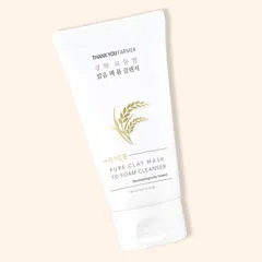 Thank You Farmer - Rice Pure Clay Mask to Foam Cleanser