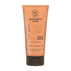 Australian Gold - Plant Based Lotion Sunscreen, Aloe & Coconut, SPF 50