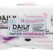 Daily Comfort Hygienic Paper Wipes 12 Wipes