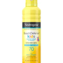 Beach Defense™ Kids Sunscreen Spray Broad Spectrum SPF 70 with Multi-Vitamins