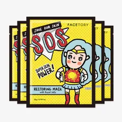 FaceTory - SOS Royal Jelly Sheet Mask- Restoring