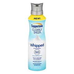 Coppertone - Clearly Sheer Whipped Sunscreen SPF 50