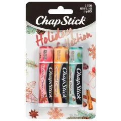 ChapStick - Seasonal Flavored Lip Balm Tubes Cinnamon, Caramel Crme, Cocoa