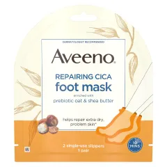 Aveeno - Repairing Cica Moisturizing Foot Mask With Oat