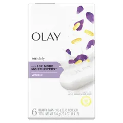 Olay - Age Defy Bar Soap Vitamin E 6 bars, each