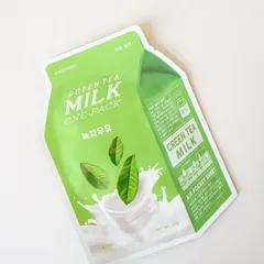 A'PIEU - Green Tea Milk Sheet Mask