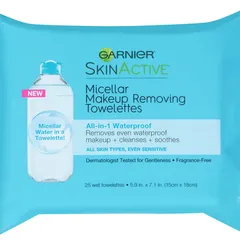 Garnier - SkinActive Micellar Waterproof Makeup Removing Towelettes