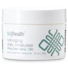 Soji - Health Revitalizing Daily Moisturizer Pure Hemp CBD Lemon Lavender & Bergamot 35mg