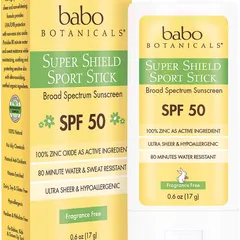 Super Shield Non-Nano Zinc SPF 50 Fragrance Free Mineral Sunscreen