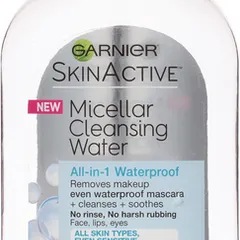 SkinActive Micellar Cleansing Water All-in-1 Cleanser & Waterproof Makeup Remover