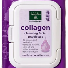 Earth Therapeutics - Collagen Cleansing Facial Towelettes