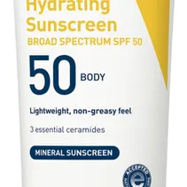 CeraVe - Mineral Sunscreen Lotion SPF 50 for Body with Zinc Oxide
