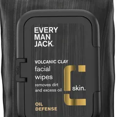 Every Man Jack - Volcanic Clay Face Wipes Oil Defense