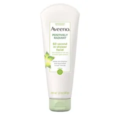 Aveeno - Positively Radiant 60 Second Soy Extract Shower Facial Cleanser