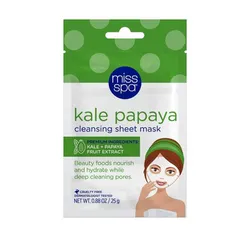 Miss Spa - Kale Papaya Cleansing Sheet Mask