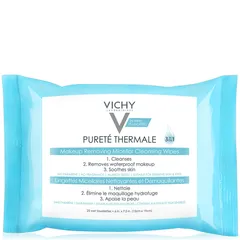 Pureté Thermale 3-in-1 Micellar Cleansing Water Makeup Remover Wipes with Vitamin E