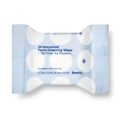 Smartly - Unscented Facial Cleansing Wipes