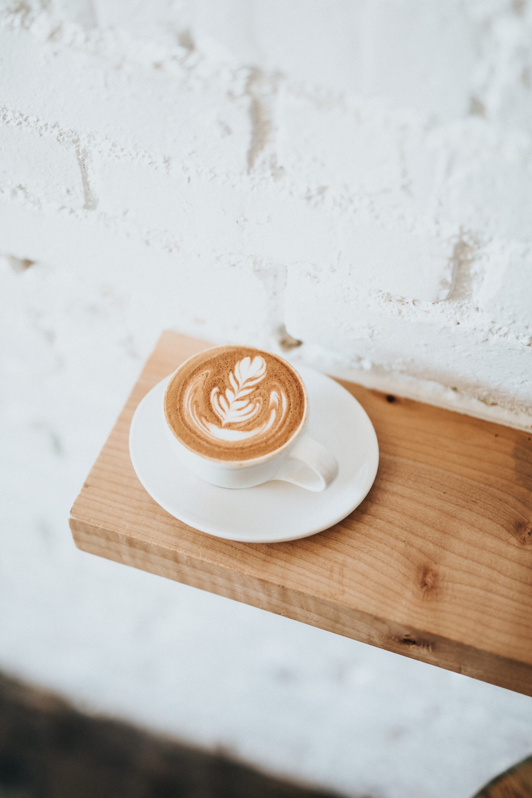 Photo cup of coffee with milk latte