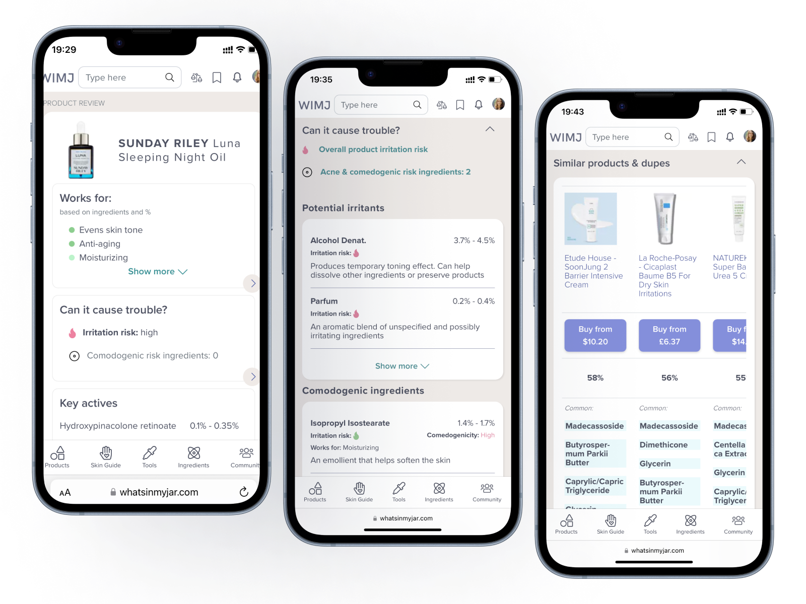 WIMJ Skincare Ingredient Analyzer - Next Generation Alternative to CosDNA WIMJ Skincare Ingredient Analyzer - Next Generation Alternative to CosDNA